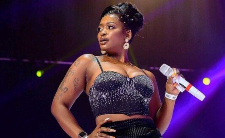 Winnie Nwagi Confronts Fan Who Tried Kissing Her During Performance